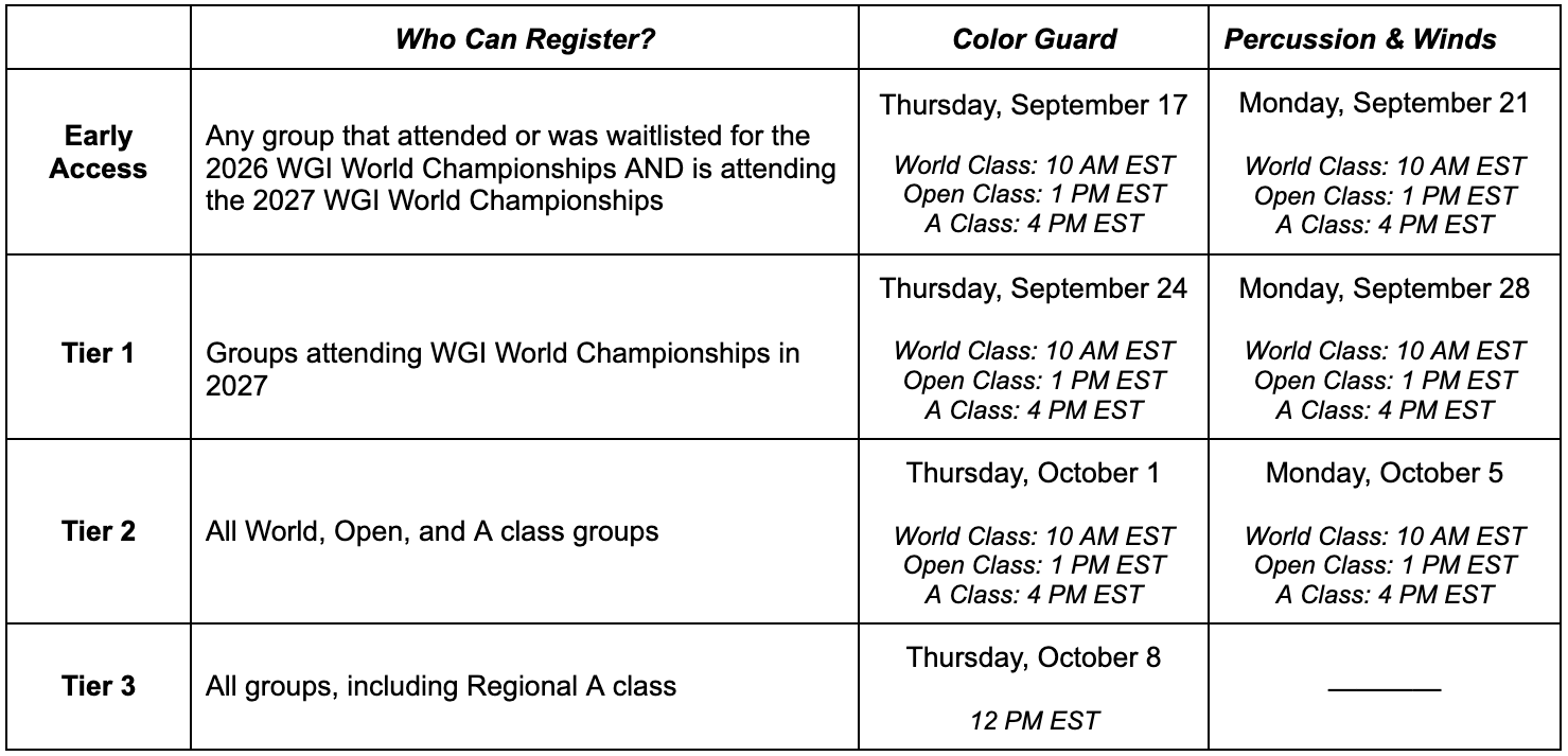 2027 Event Registration